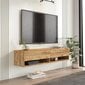 TV alus Asir, 140x29,1x31,6cm, pruun цена и информация | Televiisori alused | hansapost.ee