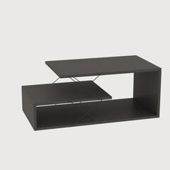 Кофейный столик Asir, 100x40x50см, черный цена и информация | Журнальные столики | hansapost.ee