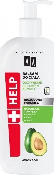 Help Natural kehakreem toitev kuiva nahka Avokaado 400ml цена и информация | Kehakreemid, kehaõlid ja losjoonid | hansapost.ee