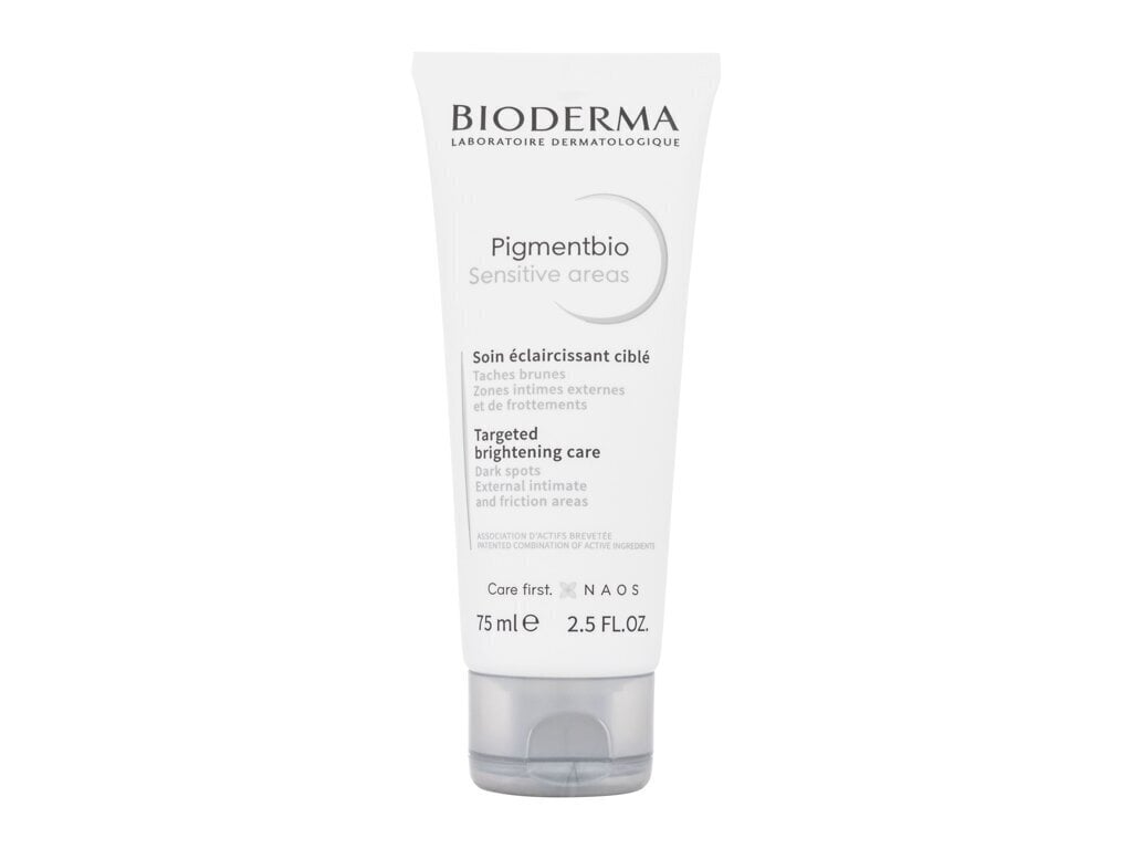 Kehakreem Bioderma Pigmentbio Sensitive Areas Targeted Brightening Care Body Cream, 75 ml цена и информация | Kehakreemid, kehaõlid ja losjoonid | hansapost.ee