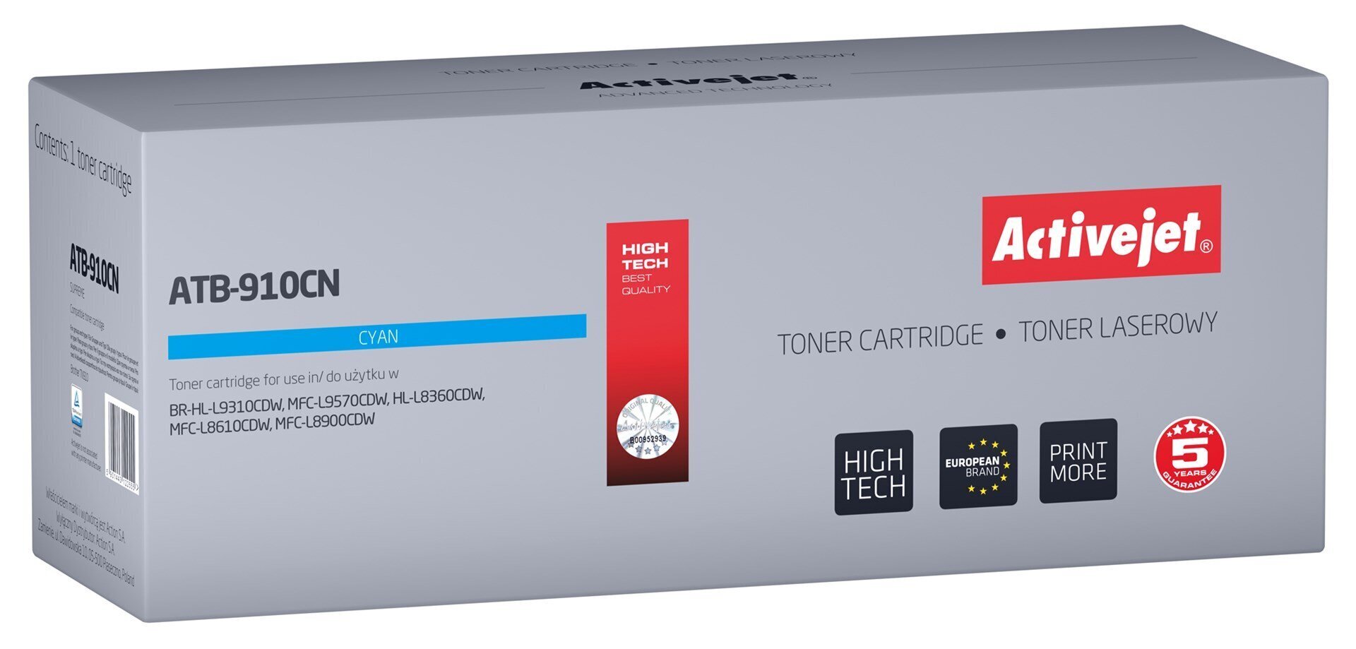 Activejet ATB-910CN цена и информация | Laserprinteri toonerid | hansapost.ee