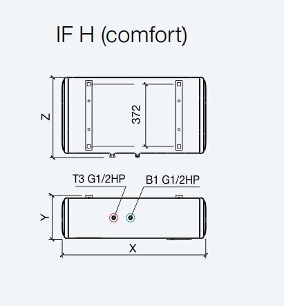 Boiler Thermex IF 50 H Comfort Wi-Fi 41 l, valge hind ja info | Veeboilerid | hansapost.ee