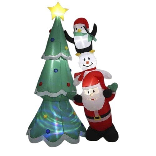 LED jõuludekoratsioon, 135x70x240cm hind ja info | Peokaunistused ja dekoratsioonid | hansapost.ee