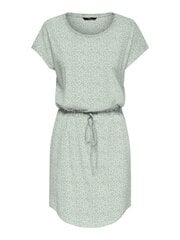 Женское платье Only 15153021*06 5715512837680, светло-зелёное/белое цена и информация | Платье | hansapost.ee