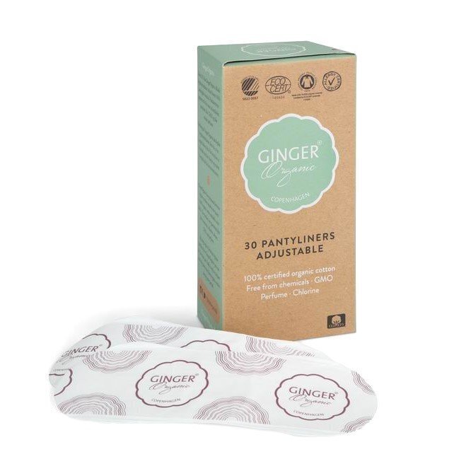 Hügieenisidemed Ginger Organic, 30 tk цена и информация | Tampoonid, hügieenisidemed ja menstruaalanumad | hansapost.ee