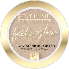Särapuuder Eveline Cosmetics Feel the Glow Diamond 4,2g, 02 Beach Glow hind ja info | Jumestuskreemid ja puudrid | hansapost.ee