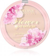 Kompaktpuuder Eveline Cosmetics Flower Garden, 8 g hind ja info | Jumestuskreemid ja puudrid | hansapost.ee