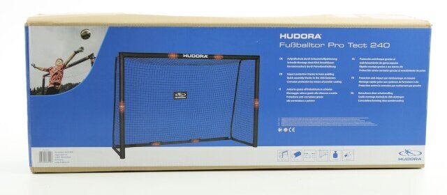 Hudora jalgpallivärav Pro Tect 240 (240x160x85 cm) цена и информация | Jalgpalliväravad ja jalgpallivõrgud | hansapost.ee