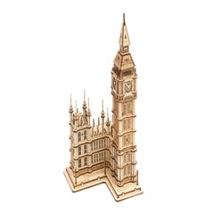 Rolife Big Ben With Lights TG507 Architecture 3D Wooden Puzzle цена и информация | Пазлы | hansapost.ee