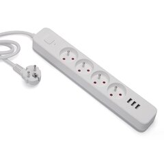 Удлинитель Savio Power Strip 3 x USB-A Fast Charging 1,5 м цена и информация | Бытовые удлинители | hansapost.ee