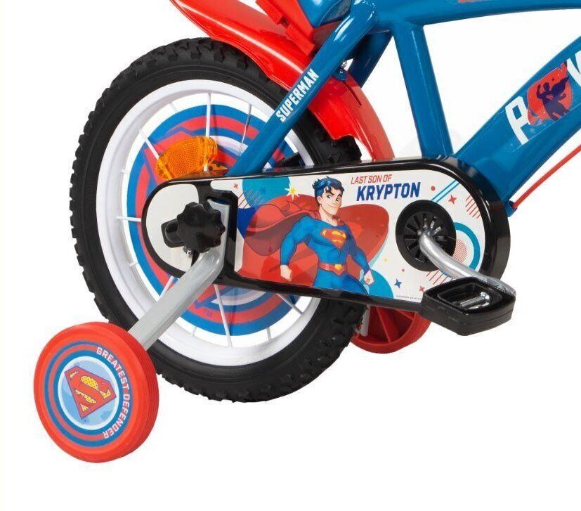 Laste jalgratas Toimsa Superman TOI14912, 14'', sinine hind ja info | Jalgrattad | hansapost.ee