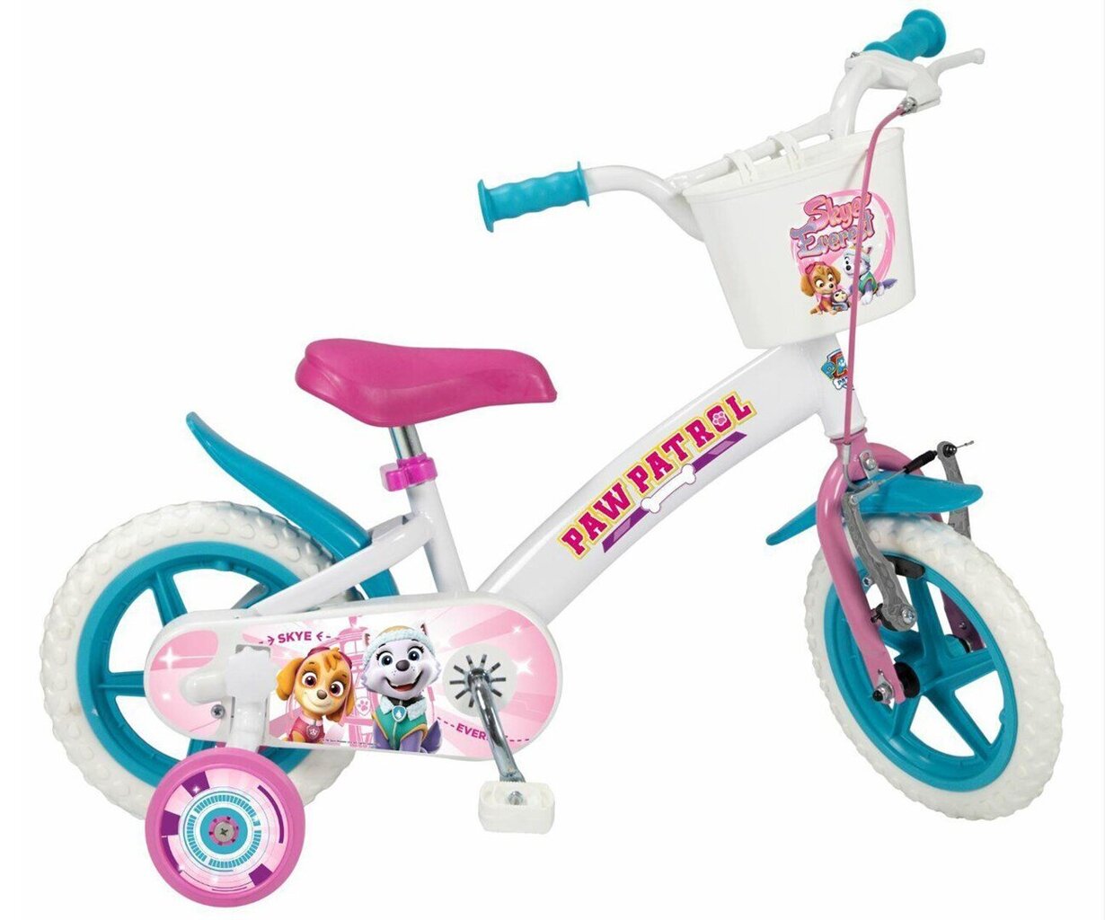 Laste jalgratas Toimsa TOI1181 Paw Patrol 12", valge hind ja info | Jalgrattad | hansapost.ee