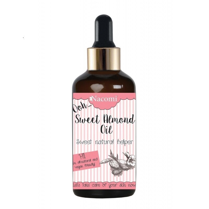 Kehaõli Nacomi Sweet Almond Oil, pipetiga, 50 ml hind ja info | Kehakreemid, kehaõlid ja losjoonid | hansapost.ee