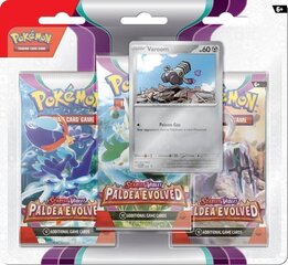 Pokémon TCG: Scarlet & Violet - Paldea Evolved - 3-Pack Blister MIX hind ja info | Lauamängud ja mõistatused perele | hansapost.ee