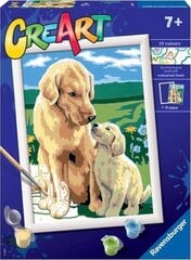 Ravensburger CreArt for children: Dogs price and information | Maalimiskomplektid numbrite järgi | hansapost.ee