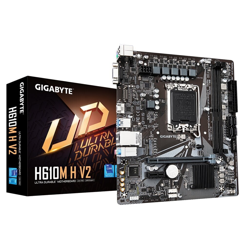 Gigabyte H610M H V2 hind ja info | Emaplaadid | hansapost.ee