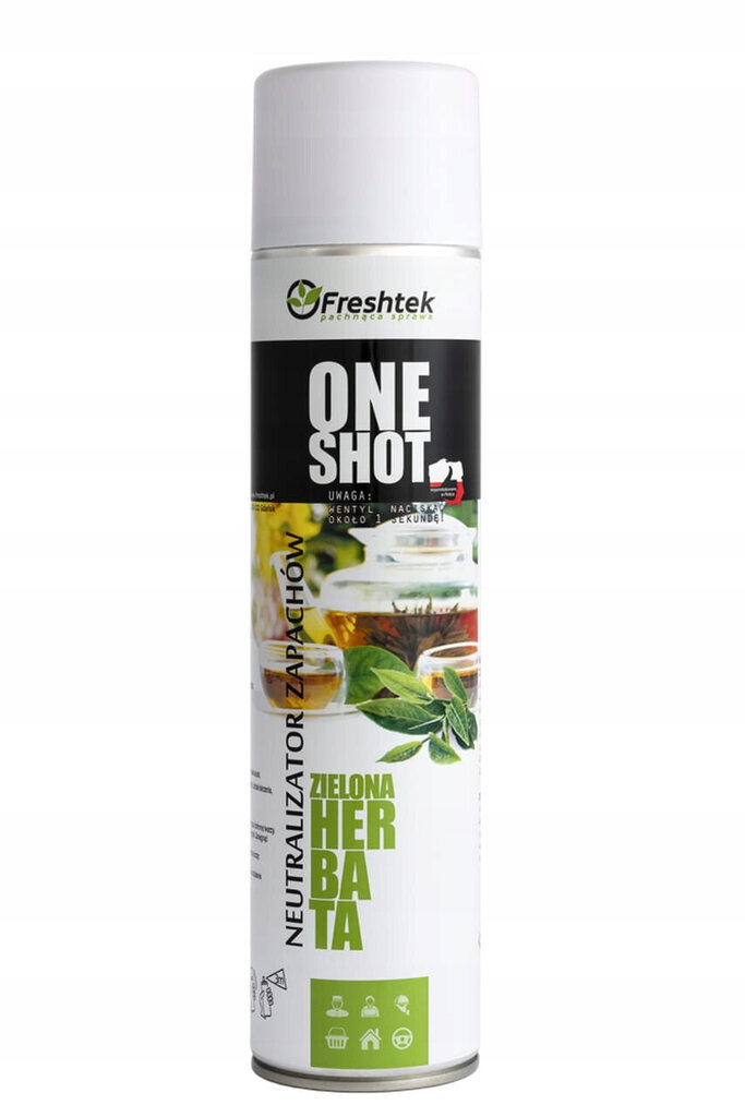 Freshtek One Shot Neutraliseerija roheline tee 600ml hind ja info | Õhuvärskendajad | hansapost.ee