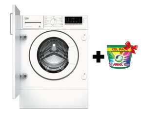 Beko WITC7612B0W + kingitus Ariel PODS All in one, 50 pcs hind ja info | Pesumasinad | hansapost.ee