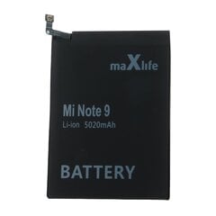 Maxlife battery for Xiaomi Note 9 | Redmi 9 BN54 5020mAh цена и информация | Батареи | hansapost.ee
