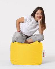 Kott-tool Square Pouf, kollane hind ja info | Kott-toolid, tumbad, järid | hansapost.ee