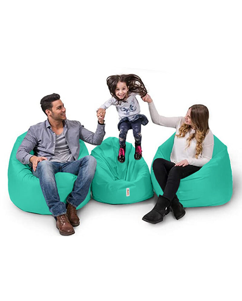 Kott-tool Iyzi 100 Cushion Pouf, roheline hind ja info | Kott-toolid, tumbad, järid | hansapost.ee