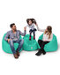 Kott-tool Iyzi 100 Cushion Pouf, roheline цена и информация | Kott-toolid, tumbad, järid | hansapost.ee