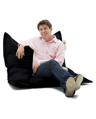 Kott-tool Cushion Pouf, must цена и информация | Кресла-мешки и пуфы | hansapost.ee