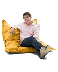 Kott-tool Cushion Pouf, kollane hind ja info | Kott-toolid, tumbad, järid | hansapost.ee