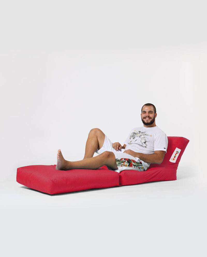 Kott-tool Siesta Sofa Bed Pouf, punane hind ja info | Kott-toolid, tumbad, järid | hansapost.ee