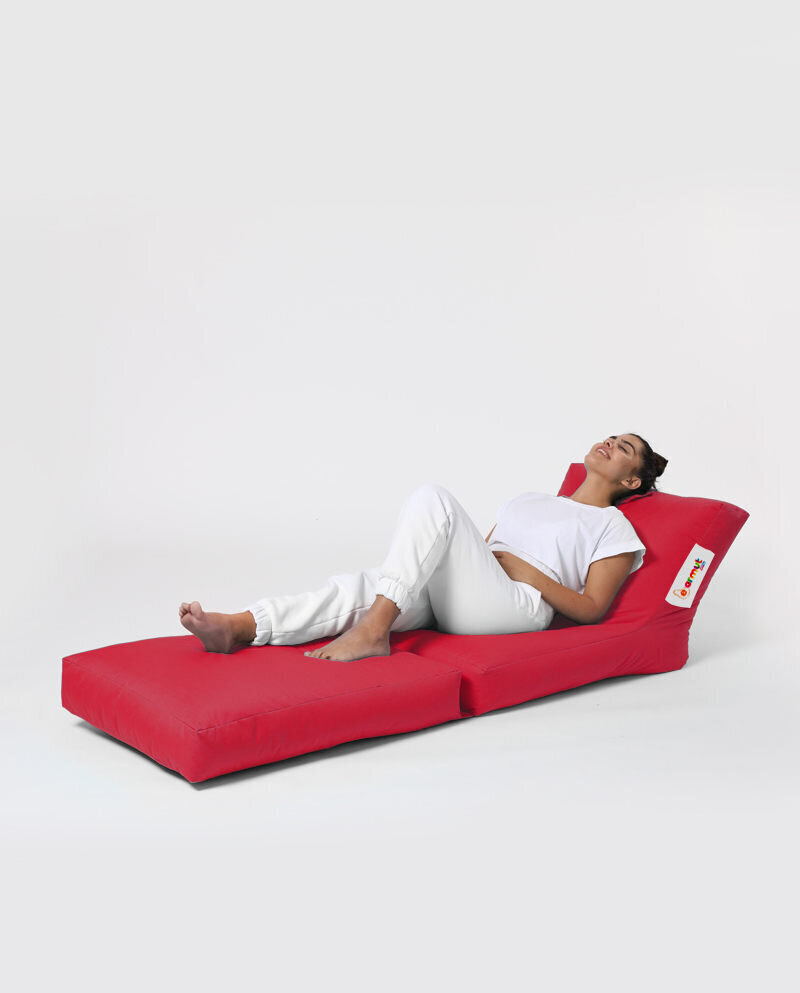 Kott-tool Siesta Sofa Bed Pouf, punane цена и информация | Kott-toolid, tumbad, järid | hansapost.ee