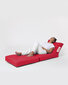 Kott-tool Siesta Sofa Bed Pouf, punane hind ja info | Kott-toolid, tumbad, järid | hansapost.ee