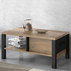 Кофейный столик Hakano, коричневый / черный цена и информация | Журнальные столики | hansapost.ee