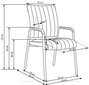 4 tooli komplekt Halmar Vigor, must hind ja info | Kontoritoolid | hansapost.ee