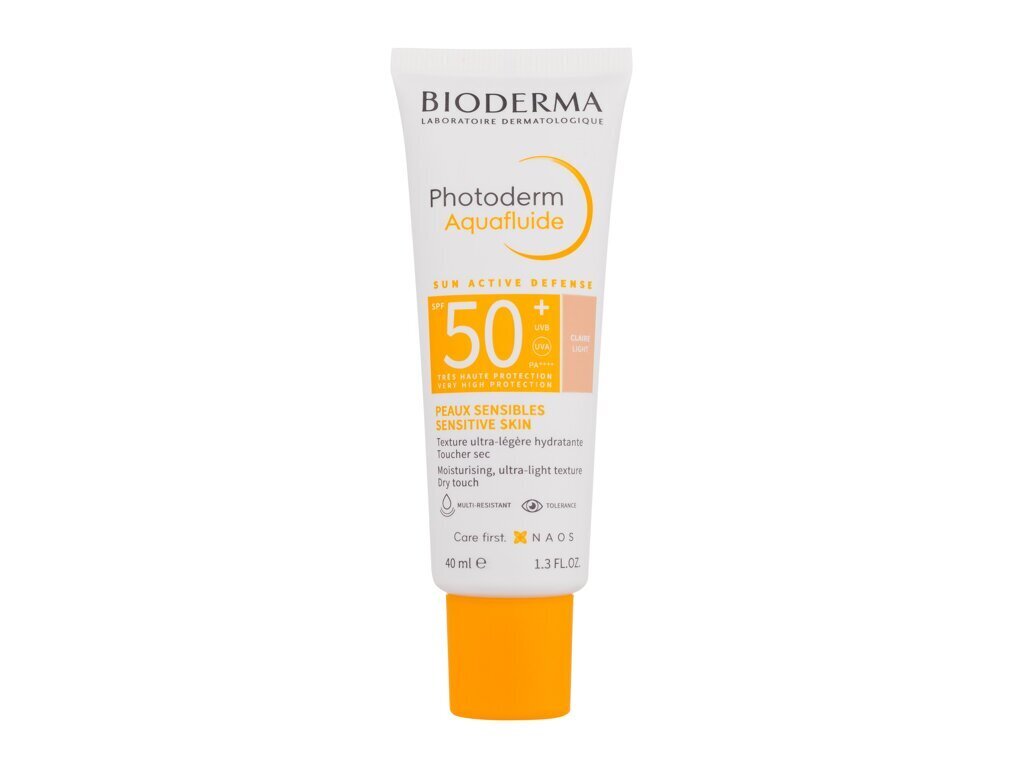 Bioderma Photoderm Aquafluid SPF-50+, 40ml hind ja info | Päikesekaitse ja päevitusjärgsed kreemid | hansapost.ee