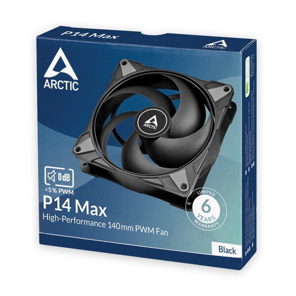 Arctic P14 Max Black (ACFAN00287A) hind ja info | Arvuti ventilaatorid | hansapost.ee