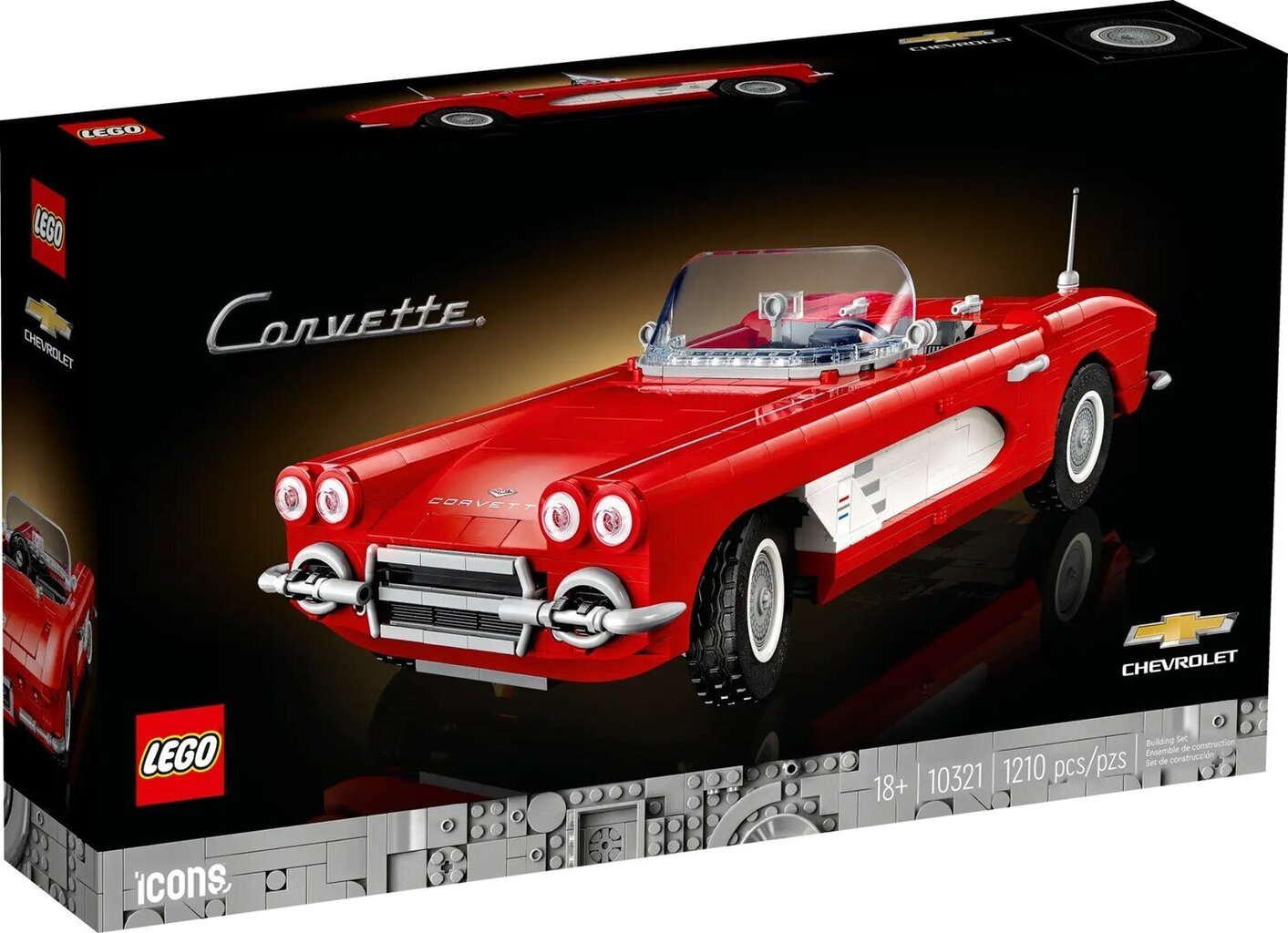 10321 LEGO® Chevrolet Corvette C1 hind ja info | Klotsid ja konstruktorid | hansapost.ee