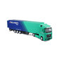 Haagisega veoauto BBurago 1:43 M-B Actros Gigaspace, 18-31460/18-31480 hind ja info | Mänguasjad poistele | hansapost.ee