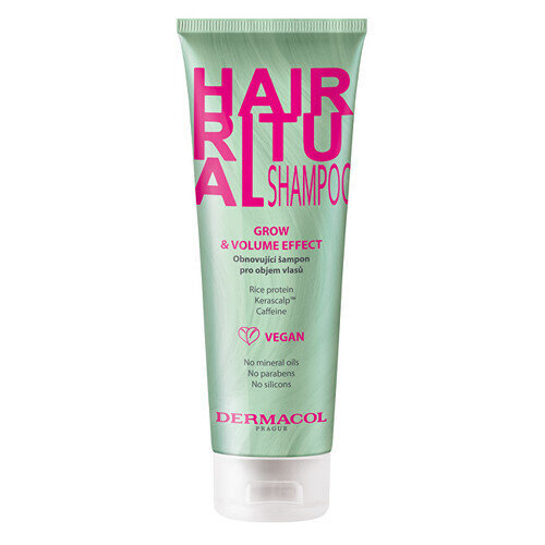 Šampoon Dermacol Hair Ritual Grow & Volume Shampoo, 250 ml цена и информация | Šampoonid | hansapost.ee