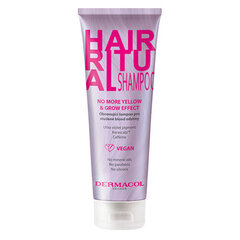 Šampoon Dermacol Hair Ritual No More Yellow & Grow Effect Shampoo, 250 ml цена и информация | Шампуни | hansapost.ee
