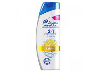 Kõõmavastane šampoon ja palsam 2in1 Citrus Fresh, 360ml цена и информация | Head & Shoulders Духи, косметика | hansapost.ee