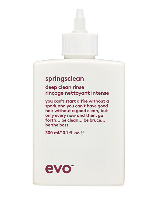 Šampoon lokkis ja lainelistele juustele Evo Springsclean Deep Clean, 300 ml цена и информация | Šampoonid | hansapost.ee