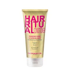 Palsam Dermacol Hair Ritual Diamond Shine & Super Blonde Conditioner, 200 ml hind ja info | Palsamid | hansapost.ee