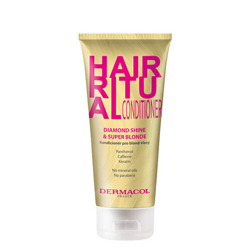 Palsam Dermacol Hair Ritual Diamond Shine & Super Blonde Conditioner, 200 ml цена и информация | Palsamid | hansapost.ee