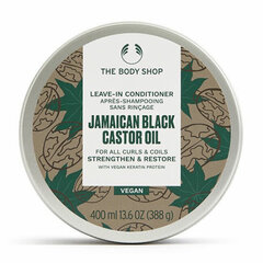 Sissejäetav palsam lokkis ja lainelistele juustele Jamaica Black Castor Oil (sissejäetav palsam) 400 ml цена и информация | The Body Shop Уход за волосами | hansapost.ee
