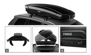 Багажный бокс на крышу автомобиля Thule Motion XT ХL, черный цена и информация | Багажники на крышу | hansapost.ee