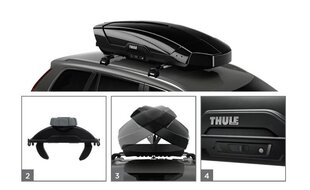 Багажный бокс на крышу автомобиля Thule Motion XT M, серый цена и информация | Багажники на крышу | hansapost.ee