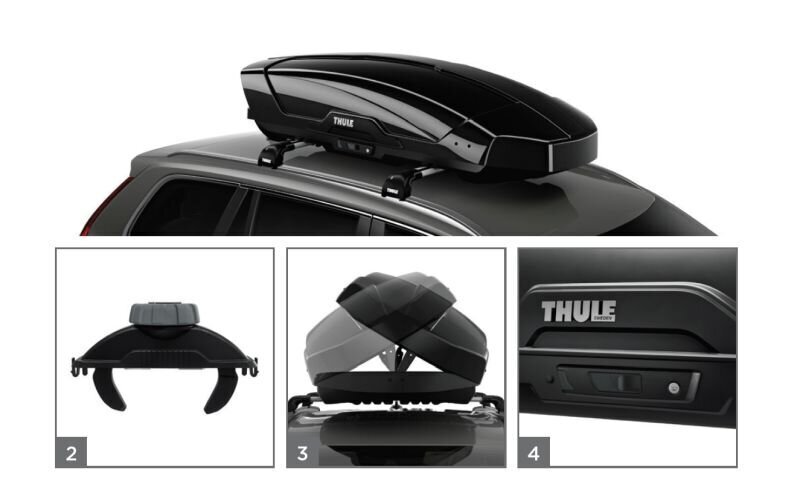 Katuseboks Thule Motion XT M, hall цена и информация | Katuseboksid | hansapost.ee