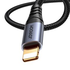 Joyroom stereo audio cable AUX 3.5 mm mini jack - Lightning for iPhone iPad 1.2 m black (SY-A06) цена и информация | Адаптеры, USB-разветвители | hansapost.ee