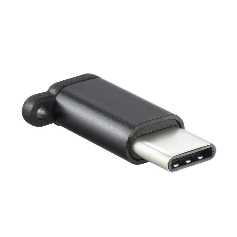 Adapter laadija jaoks Micro USB to USB Type C [PA30] must hind ja info | Laadijad mobiiltelefonidele | hansapost.ee