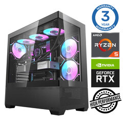 Intop Ryzen 5 7500F 32GB DDR5 1TB SSD M.2 NVME RTX4070 Super 12GB no-OS hind ja info | Lauaarvutid | hansapost.ee